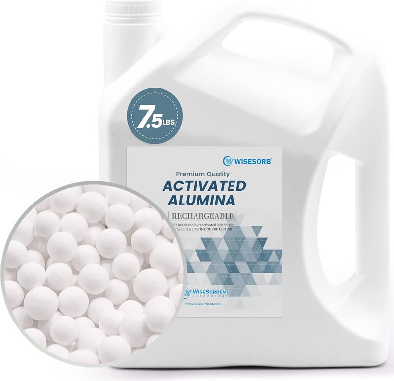 Wisesorb 7.5 LBS Activated Alumina, Alumina Desiccant Great for Filament Drying, Reusable Dessicant Dehumidifiers Desiccant Moisture Absorber Prevent Wet Filament - Image 1